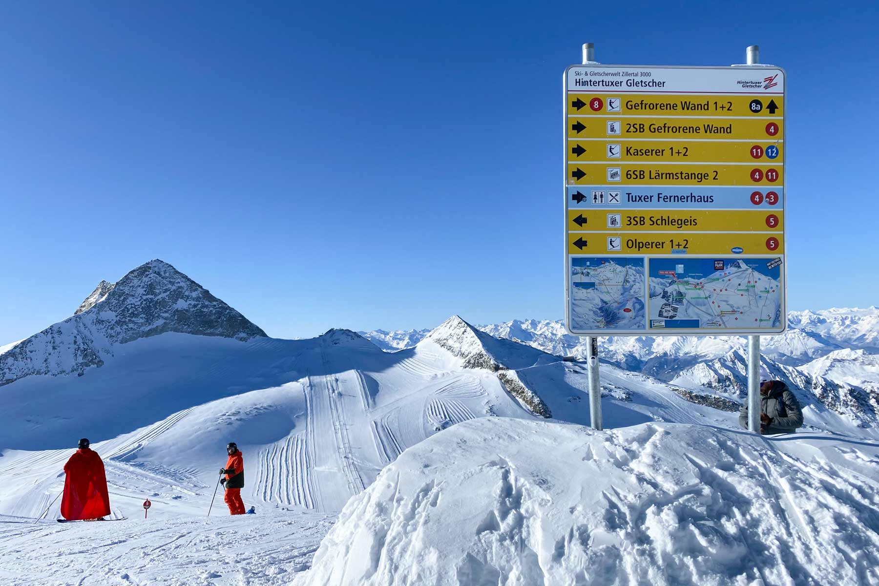 Meest sneeuwzekere skigebied in Oostenrijk Hintertuxer Gletscher